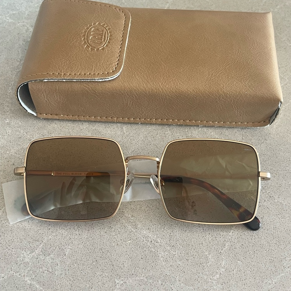 Crap Eyewear- The Full Bloom Women’s Sunglasses- Gold Frame Sunglasses
